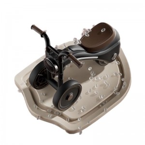 2025新款儿童三轮车脚踏车新款童车男女宝宝自行车滑行音乐玩具车