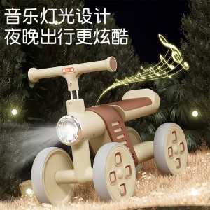 新品儿童婴儿学步车平衡车宝宝滑行溜溜车婴幼儿宝宝学步车无脚踏