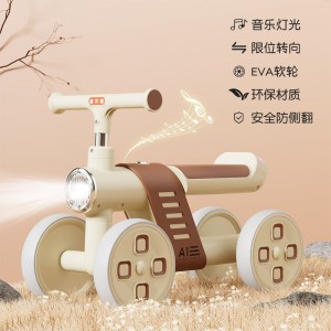 新品儿童婴儿学步车平衡车宝宝滑行溜溜车婴幼儿宝宝学步车无脚踏