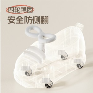 儿童滑行车1-6岁仿真溜溜车音乐灯光防侧翻男女宝宝花生车扭扭车