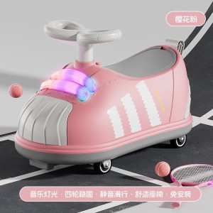 儿童滑行车1-6岁仿真溜溜车音乐灯光防侧翻男女宝宝花生车扭扭车