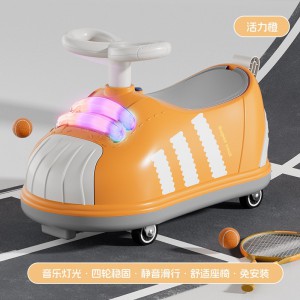 儿童滑行车1-6岁仿真溜溜车音乐灯光防侧翻男女宝宝花生车扭扭车