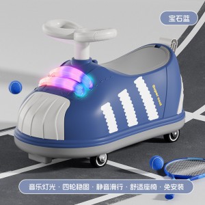 儿童滑行车1-6岁仿真溜溜车音乐灯光防侧翻男女宝宝花生车扭扭车