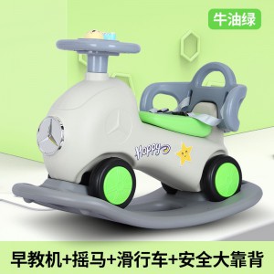 1-3岁二合一摇摇马 多种功能 滑行车溜溜车摇摇车带灯光音乐