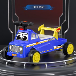 1-3岁儿童滑行车赛车溜溜车玩具车四轮玩具车可坐人带灯光音乐