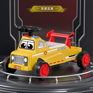 1-3岁儿童滑行车赛车溜溜车玩具车四轮玩具车可坐人带灯光音乐