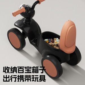 高档新款儿童滑行车四轮平衡车1-3岁男女宝宝滑步车溜溜车带灯光
