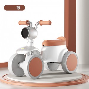 高档新款儿童滑行车四轮平衡车1-3岁男女宝宝滑步车溜溜车带灯光