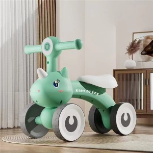 New children's balance bike 1-3-6 year old four-wheel scooter, male and female baby glider walker, ride on the bike