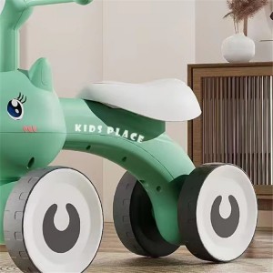 New children's balance bike 1-3-6 year old four-wheel scooter, male and female baby glider walker, ride on the bike