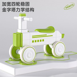 Children&#039;s scooter walker, male and female babies aged 1-3 can ride a slippery children&#039;s toy scooter, scooter