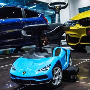 儿童扭扭车宝宝滑行车1-3岁四轮带推杆推车推把滑行车