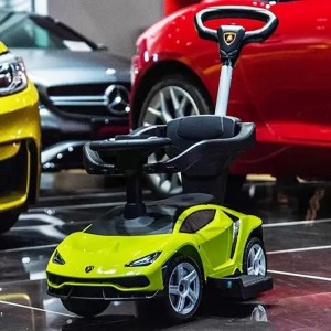 儿童扭扭车宝宝滑行车1-3岁四轮带推杆推车推把滑行车