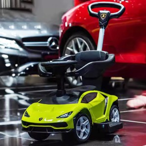 儿童扭扭车宝宝滑行车1-3岁四轮带推杆推车推把滑行车