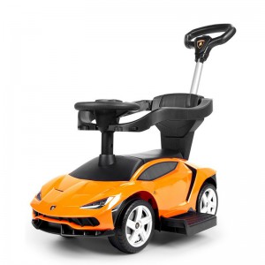 儿童扭扭车宝宝滑行车1-3岁四轮带推杆推车推把滑行车