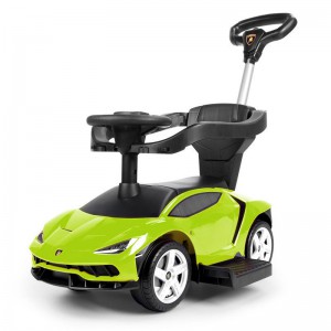 儿童扭扭车宝宝滑行车1-3岁四轮带推杆推车推把滑行车