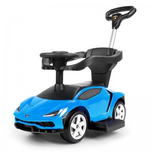 儿童扭扭车宝宝滑行车1-3岁四轮带推杆推车推把滑行车