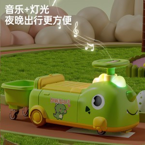 儿童扭扭车1-6岁摇摇板花生滑行车防侧翻男女宝带车斗玩具车厂家