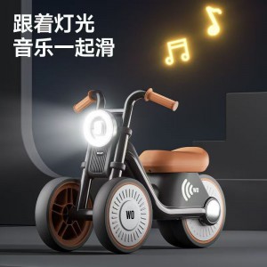 Motorbike, children's sliding balance scooter, 1 to 3 year old baby walker, no pedals