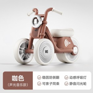 Motorbike, children's sliding balance scooter, 1 to 3 year old baby walker, no pedals