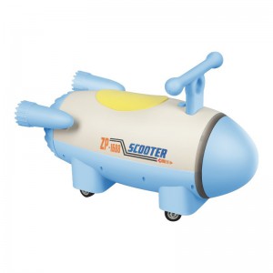 飞机溜溜车2岁儿童男女卡通宝宝玩具静音轮防侧翻滑行车益智