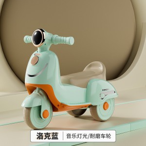 新款木兰滑行车1-3岁可推可滑平衡车宝宝儿童男孩女孩三轮平衡车