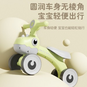 children's balance scooter, no pedals, 1-3 year old baby scooter, baby scooter, baby walker, roller scooter, four wheels