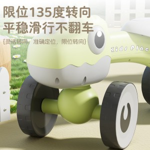 children's balance scooter, no pedals, 1-3 year old baby scooter, baby scooter, baby walker, roller scooter, four wheels