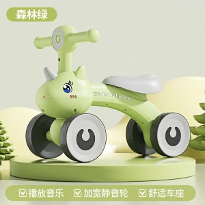 children's balance scooter, no pedals, 1-3 year old baby scooter, baby scooter, baby walker, roller scooter, four wheels