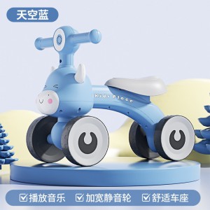 children's balance scooter, no pedals, 1-3 year old baby scooter, baby scooter, baby walker, roller scooter, four wheels