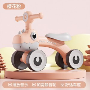 children's balance scooter, no pedals, 1-3 year old baby scooter, baby scooter, baby walker, roller scooter, four wheels