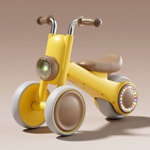 儿童平衡车1-3岁婴幼儿宝宝学步车无脚蹬滑行车小孩四轮溜溜车