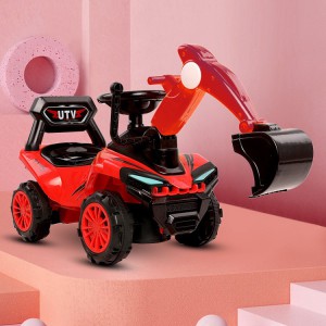 儿童滑行车四轮挖掘机可坐1-3岁2宝宝礼物工程车多种功能手推车溜溜