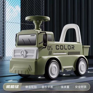 挖掘机儿童可坐人可骑挖土机大号玩具男孩1到3岁扭扭车滑行工程车