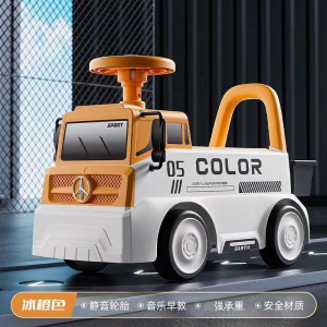 挖掘机儿童可坐人可骑挖土机大号玩具男孩1到3岁扭扭车滑行工程车