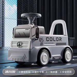 挖掘机儿童可坐人可骑挖土机大号玩具男孩1到3岁扭扭车滑行工程车