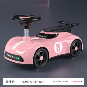 儿童滑行车静音轮助步车1-3岁小汽车儿童滑行玩具车蓝牙音乐溜溜