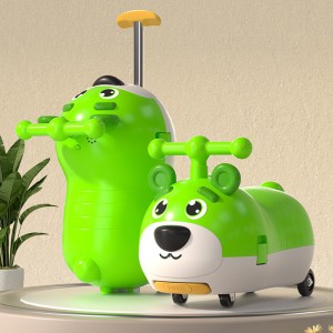 New pencil peanut car baby scooter anti-rollover kid skating toy car Internet celebrity children's scooter