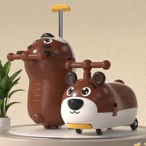 New pencil peanut car baby scooter anti-rollover kid skating toy car Internet celebrity children's scooter