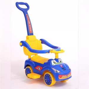厂家供货带推把带护栏童车儿童溜溜车带音乐1-3岁宝宝扭扭车