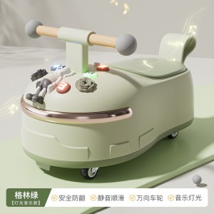 儿童花生车 扭扭车1-5岁男女孩宝宝滑行车防侧翻带灯光音乐平衡车