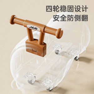 奶瓶滑行车儿童1-3岁宝宝男女妞妞防侧翻溜溜可坐花生扭扭车玩具