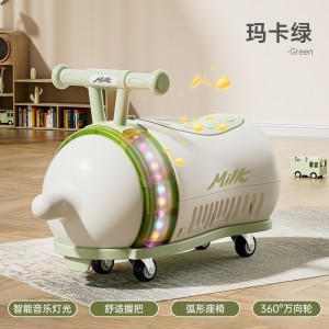 奶瓶滑行车儿童1-3岁宝宝男女妞妞防侧翻溜溜可坐花生扭扭车玩具