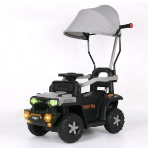 儿童带篷滑行车可滑行可电动1-12岁宝宝男女孩宝宝可坐四轮沙滩车