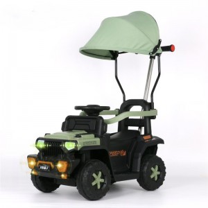 儿童带篷滑行车可滑行可电动1-12岁宝宝男女孩宝宝可坐四轮沙滩车