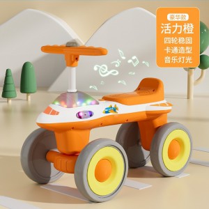 儿童滑行车 幼儿1-4岁男女宝宝可做学步车四轮防侧翻平衡车扭扭车