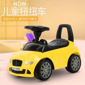 新款扭扭车1-3岁男女宝宝助步四轮平衡车摇摆玩具童车儿童滑行车