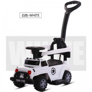 新款牧马人儿童滑行车 多种功能宝宝四轮学步车 助步推车厂家