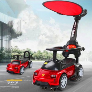 婴儿手推车四轮滑行扭扭车儿童万向轮音乐玩具车