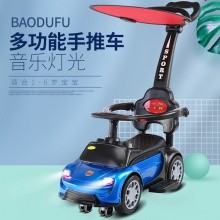 婴儿手推车四轮滑行扭扭车儿童万向轮音乐玩具车